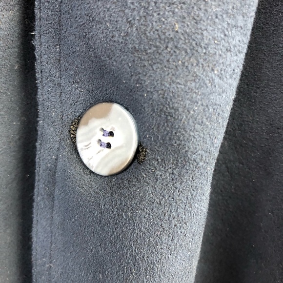 V Vintage Donmark Blue Suede Men’s Blazer - Picture 3 of 14